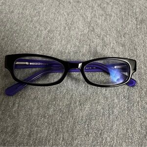 Black and Purple Women's Glasses
